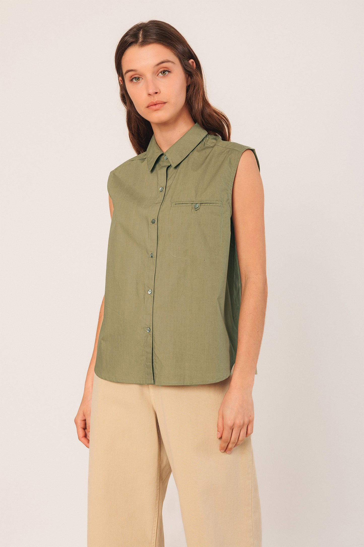 REGULAR POPLIN SHIRT