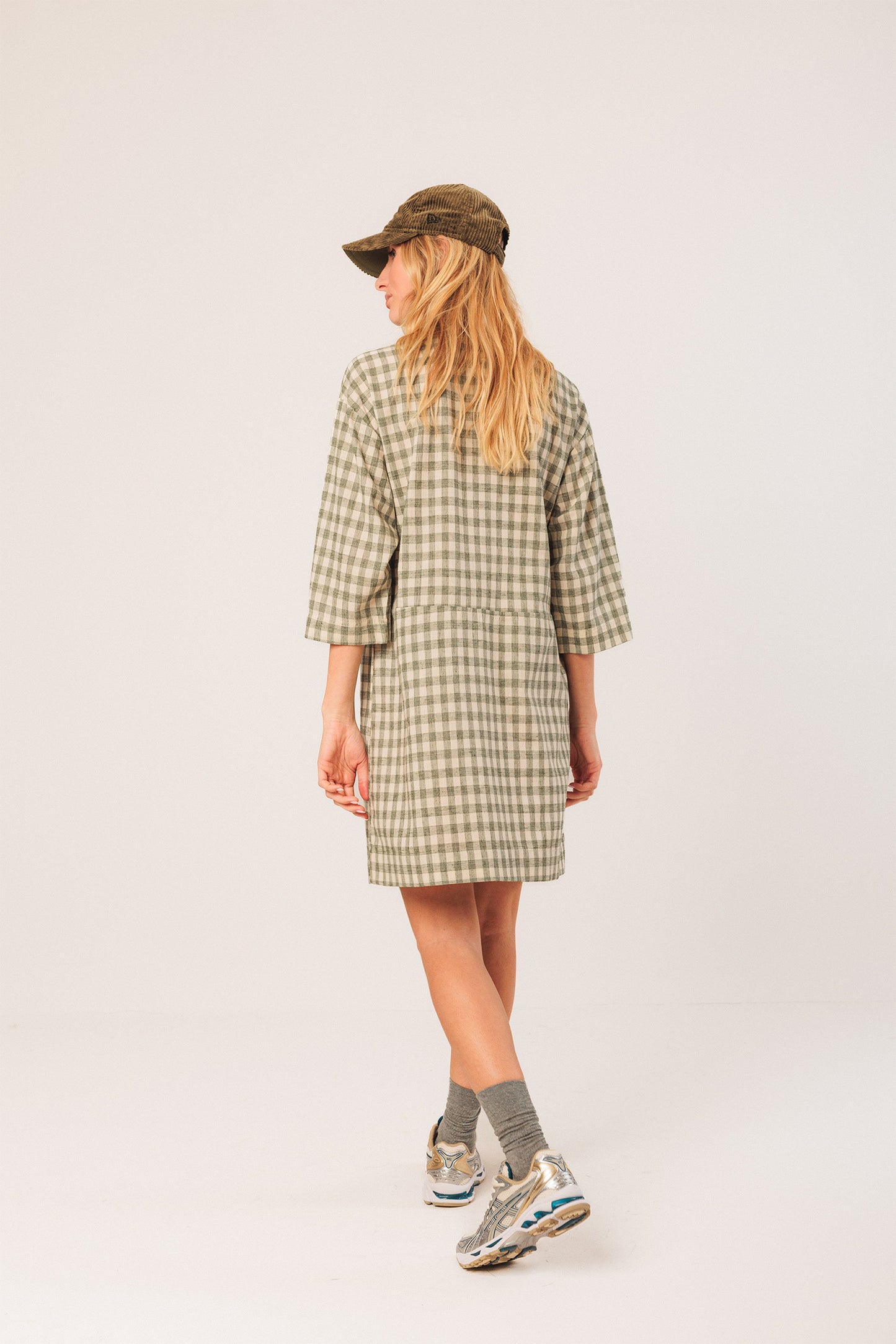 VICHY-CHECKERED DRESS