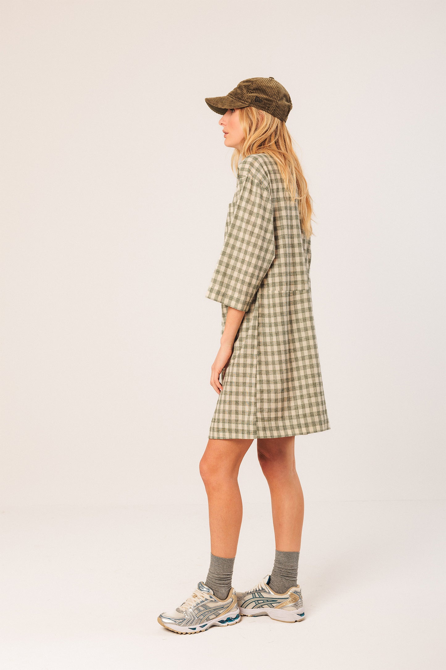 VICHY-CHECKERED DRESS