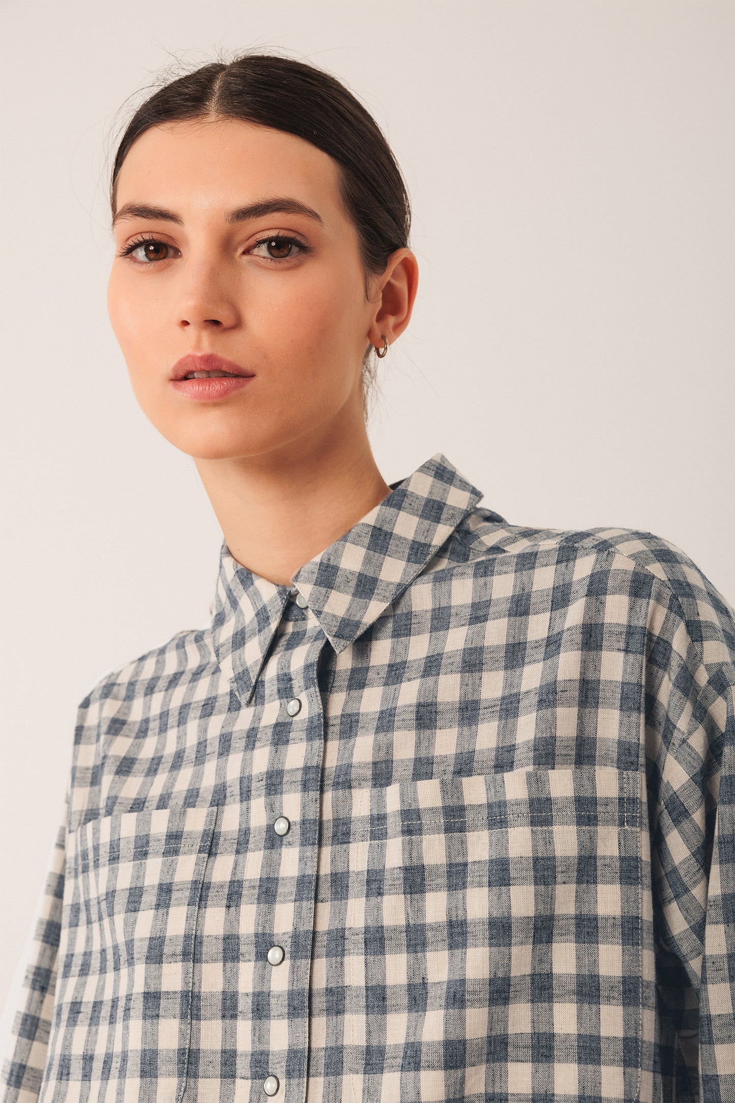 VICHY-CHECKERED DRESS