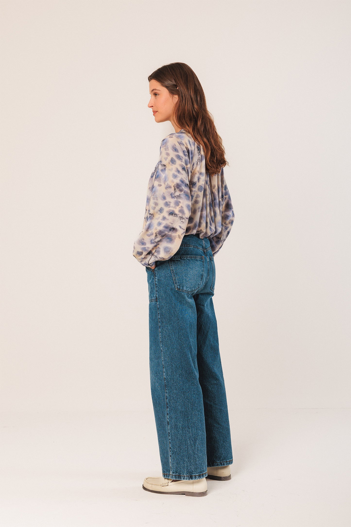WATERCOLOR-PRINT SHIRT
