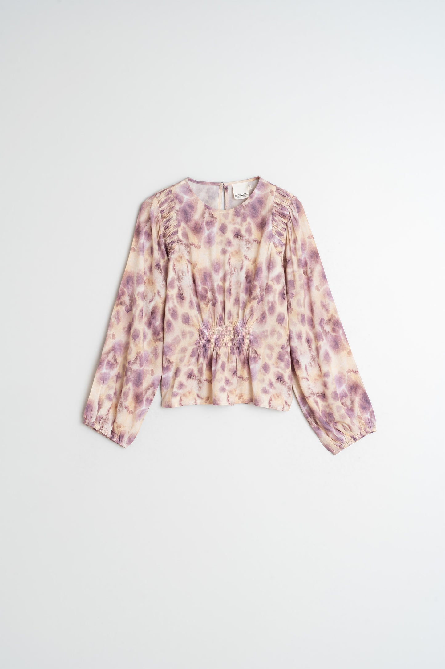 ELASTIC WATERCOLOR BLOUSE