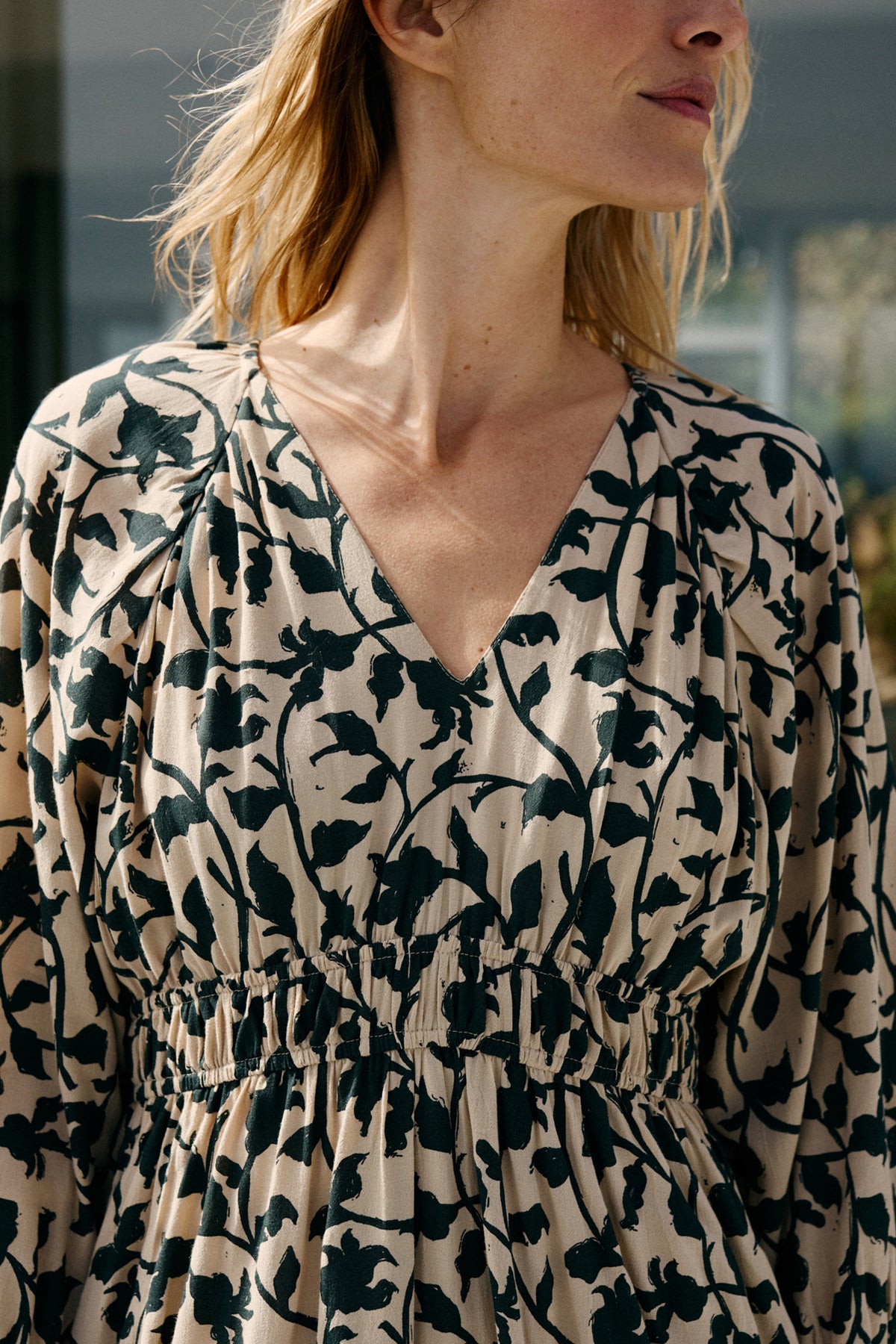 VISCOSE MIDI DRESS