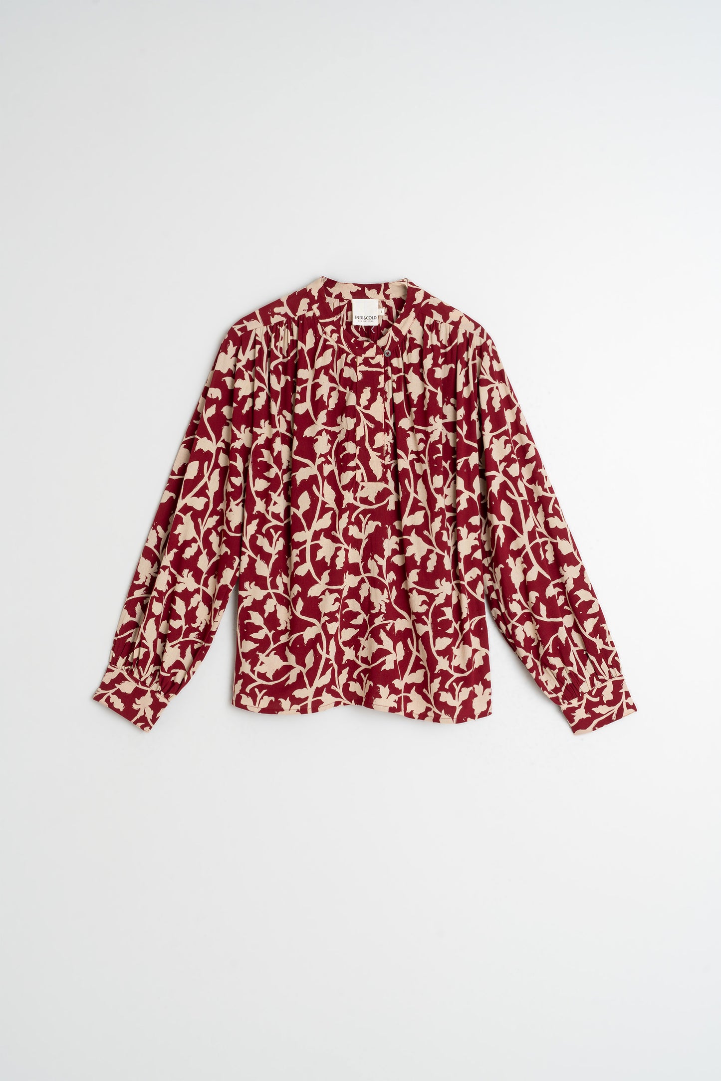 MAO COLLAR BLOUSE