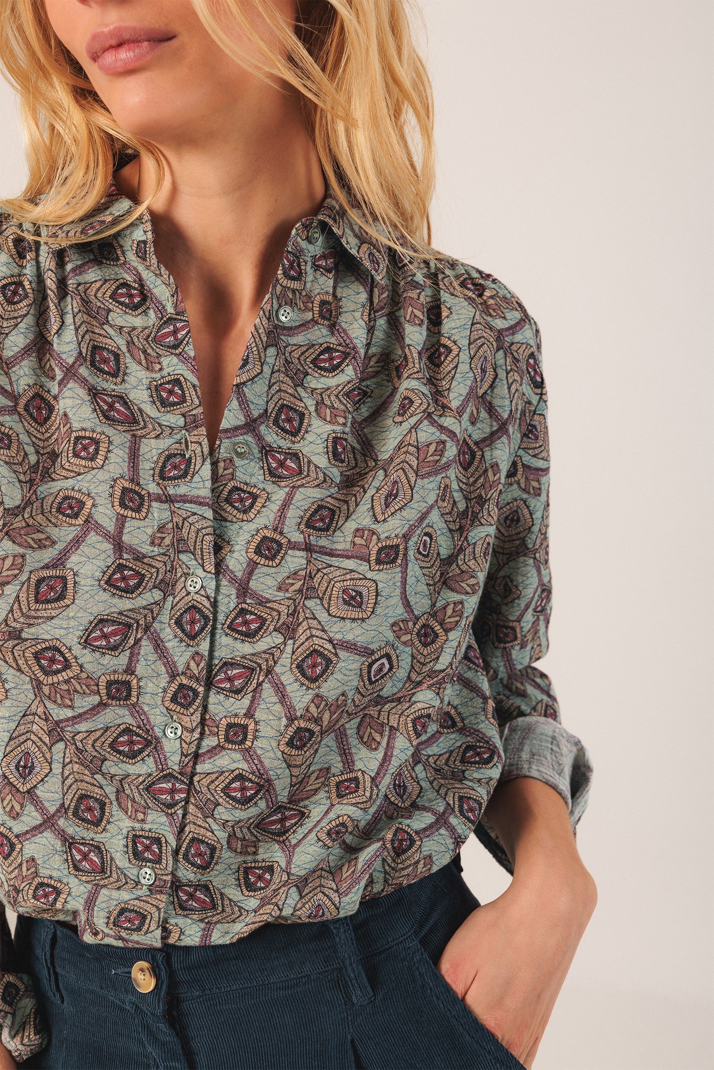 CREPE COTTON SHIRT