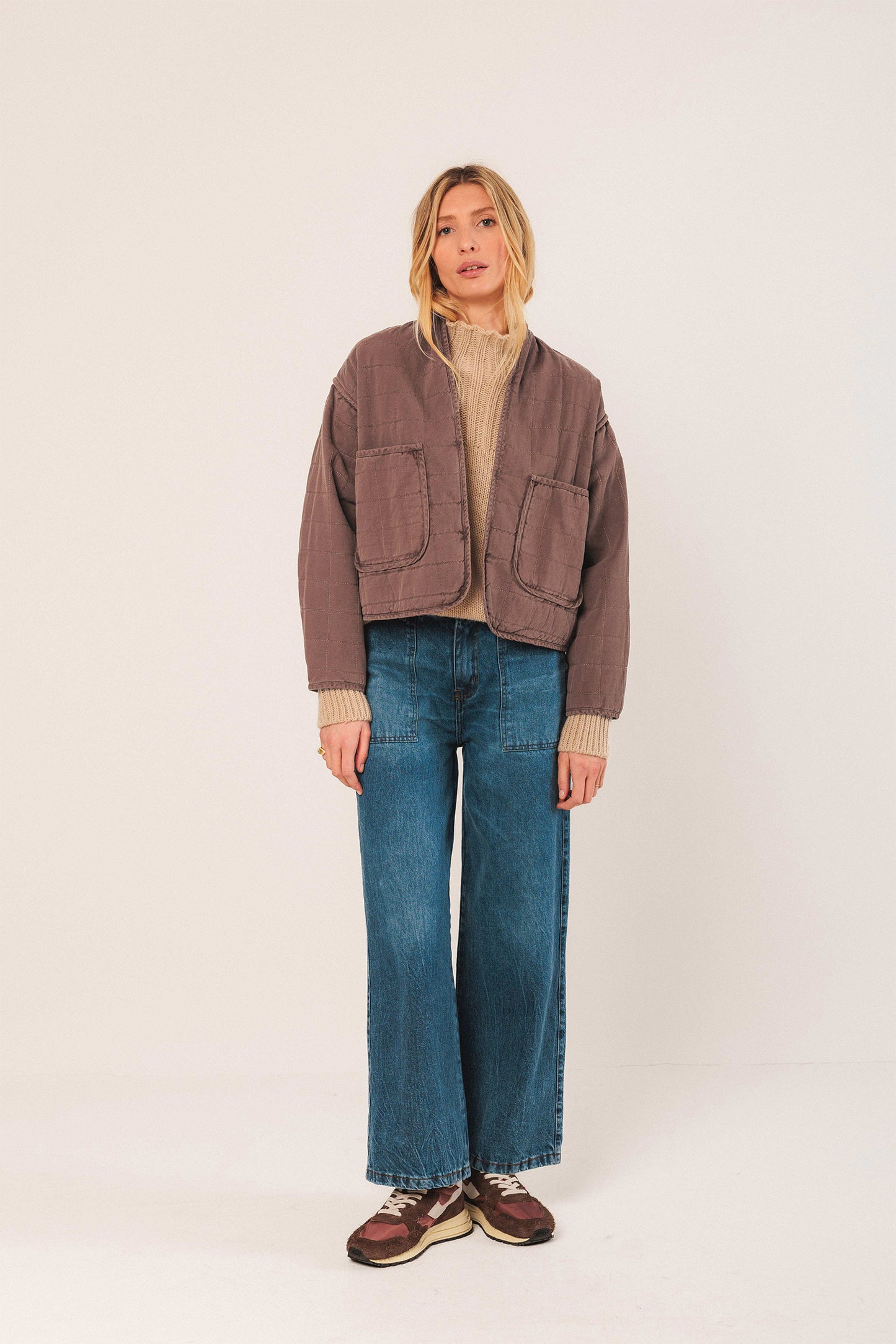 QUILTED KIMONO JACKET