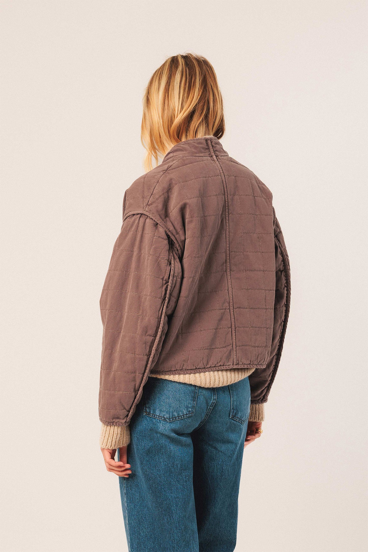 QUILTED KIMONO JACKET