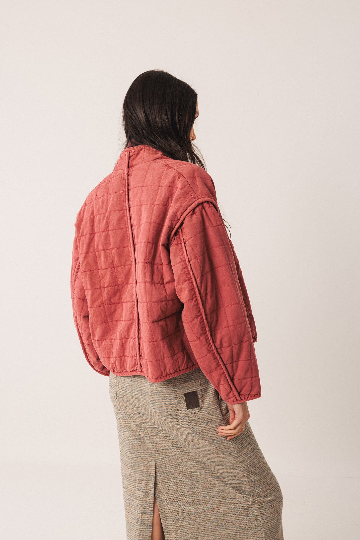 QUILTED KIMONO JACKET