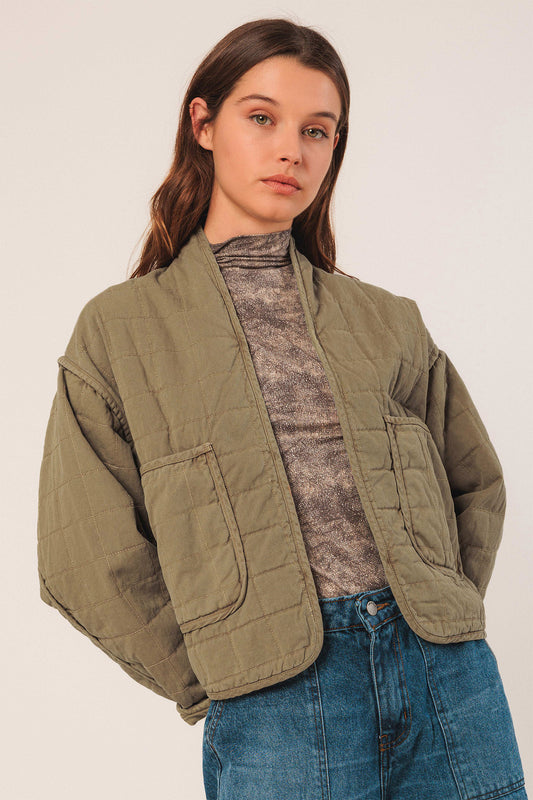 QUILTED KIMONO JACKET 2