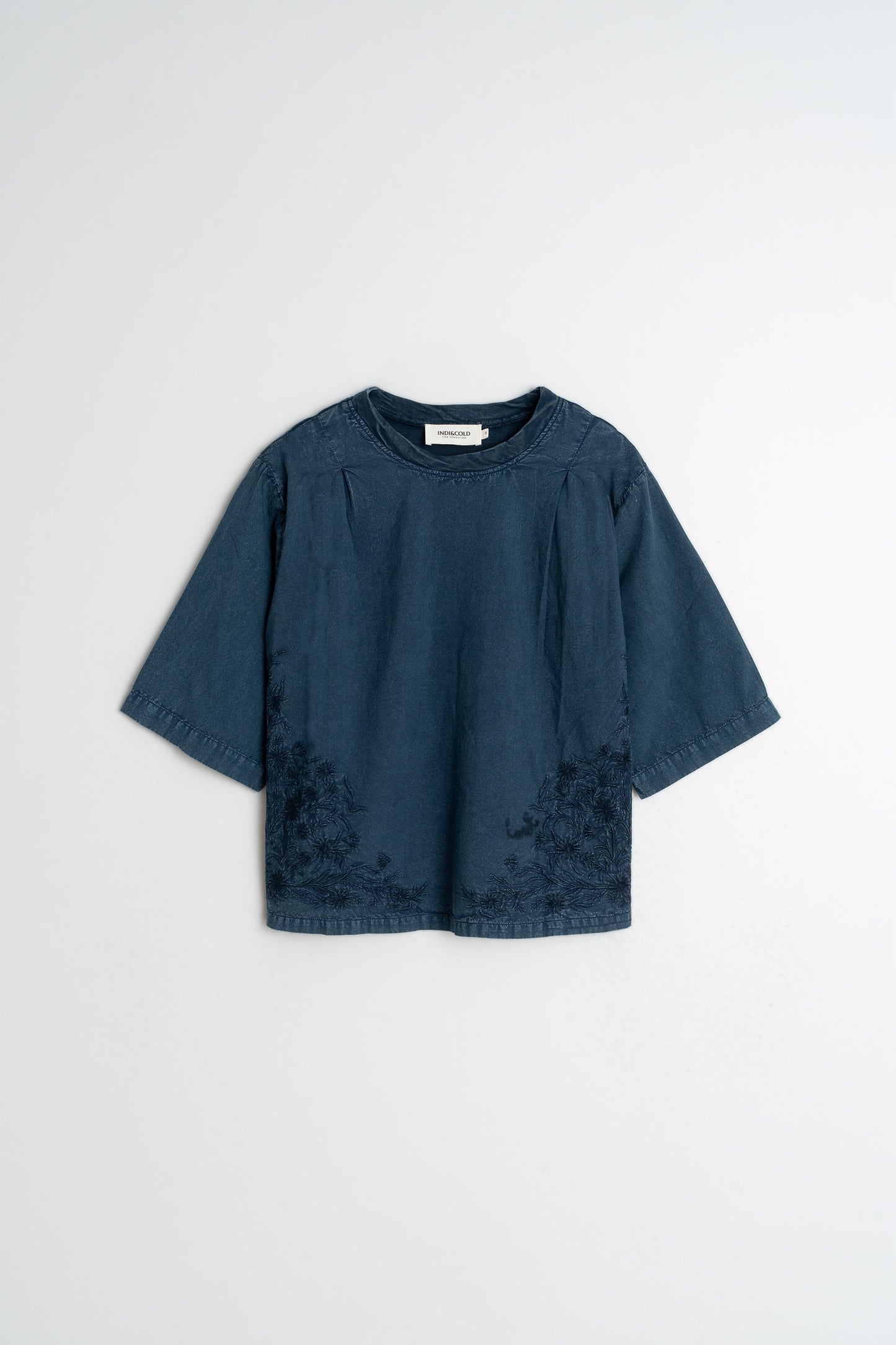 EMBROIDERED COTTON T-SHIRT