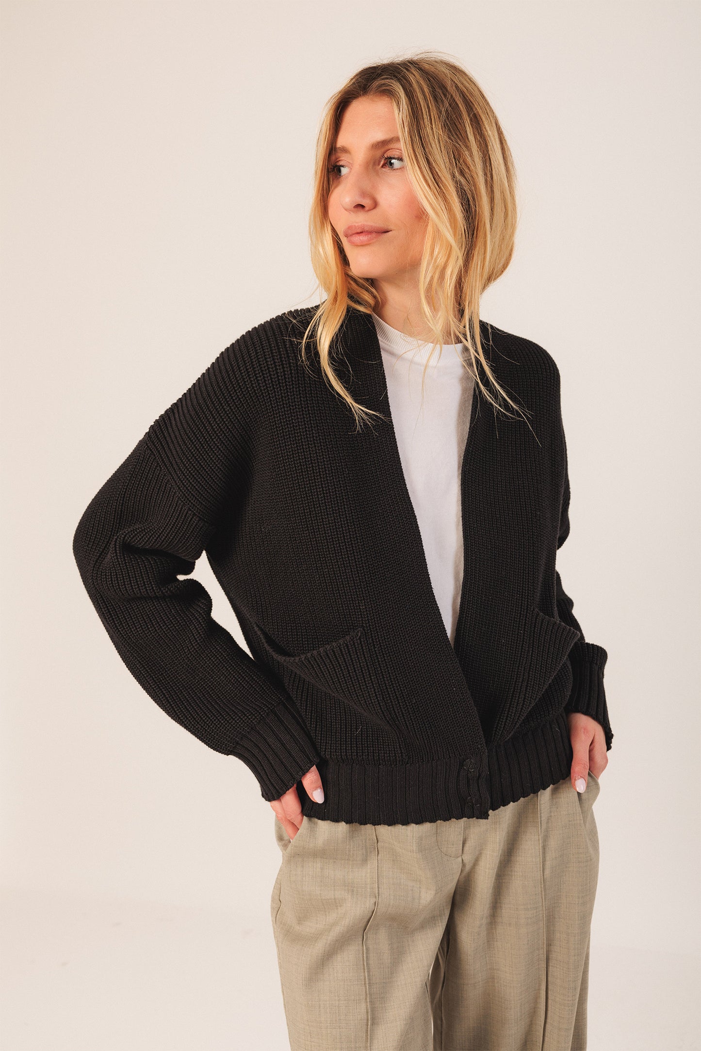 COTTON DOUBLE-BREASTED JACKET