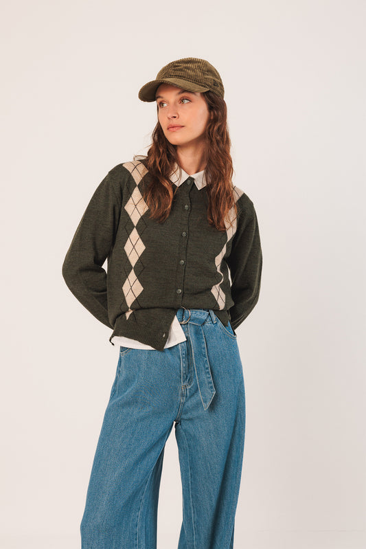 MERINO ARGYLE JACKET 3