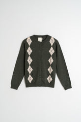 MERINO ARGYLE JACKET