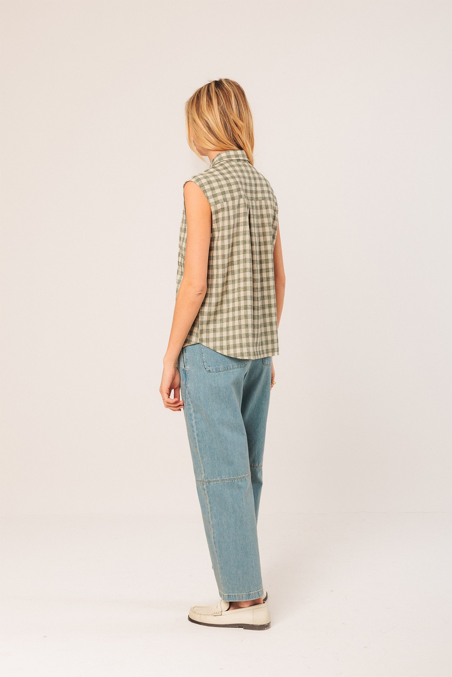 CARROT DENIM PANTS