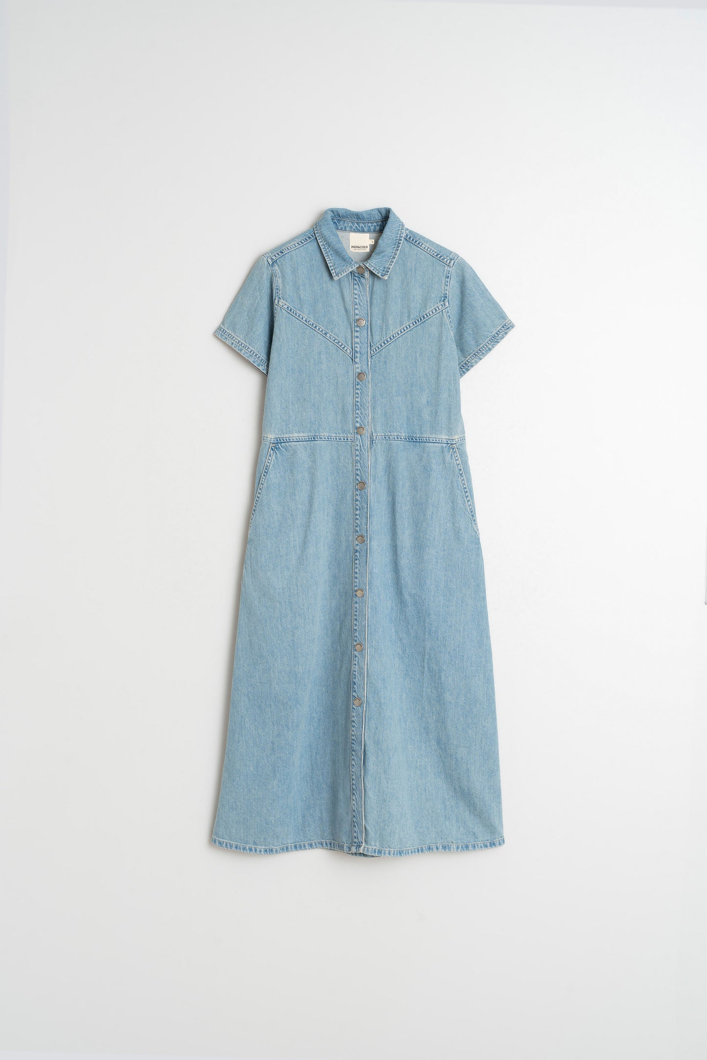 DENIM SHIRT DRESS