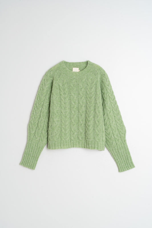 CABLE-KNIT CROP SWEATER 6