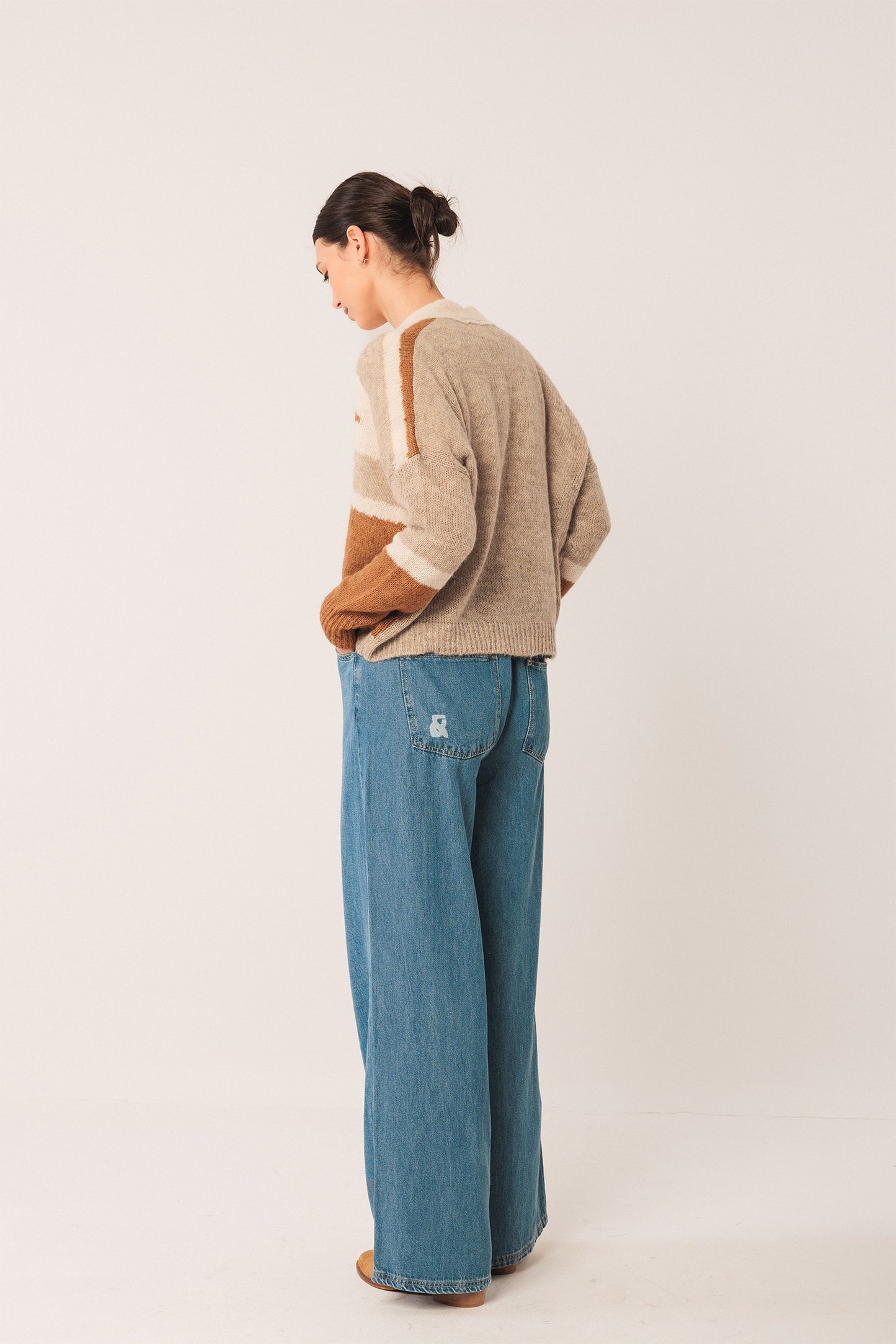 INTARSIA ALPACA JACKET
