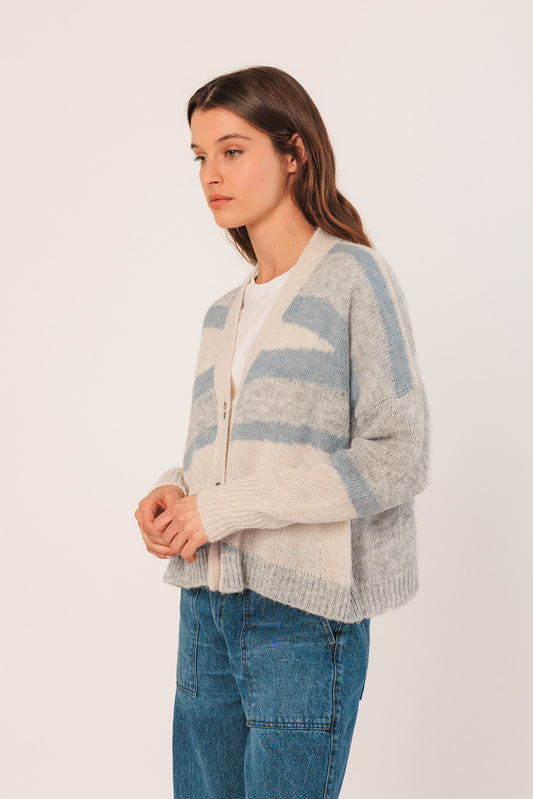 INTARSIA ALPACA JACKET 4