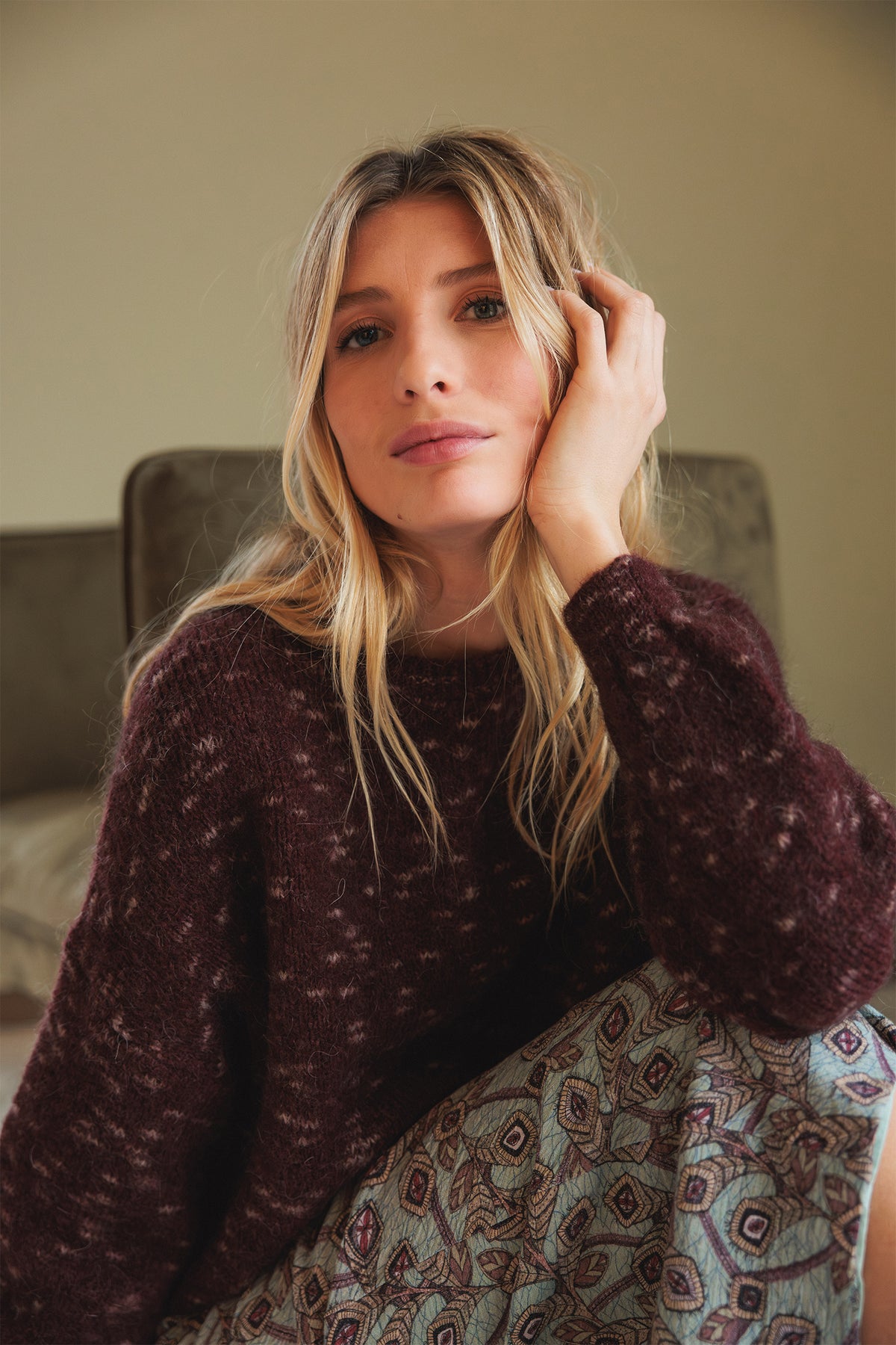 MOHAIR CROP SWEATER