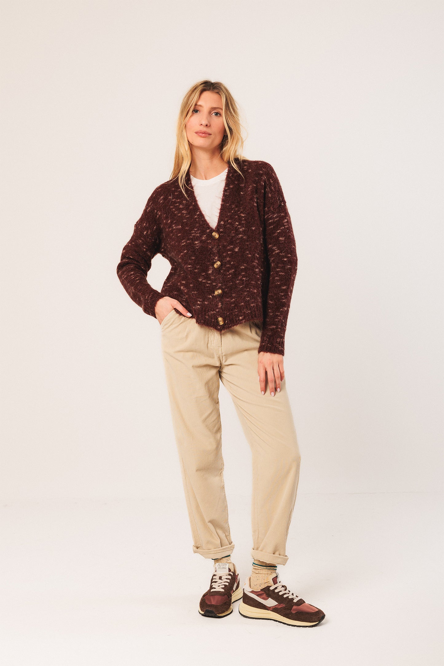 BUTTONED CARDIGAN JACKET