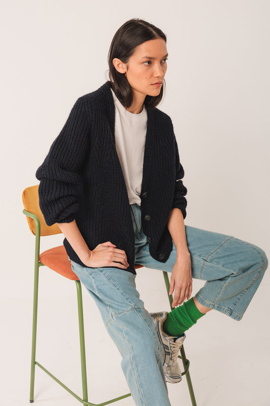 BUTTONED CARDIGAN JACKET 1