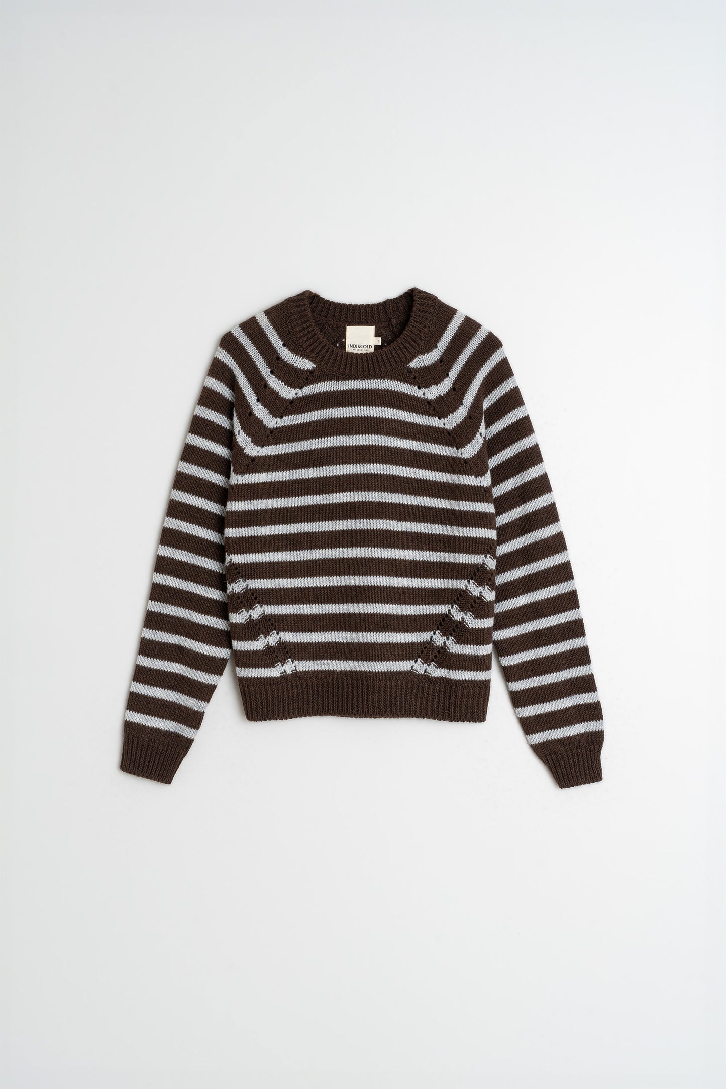 BICOLOR STRIPED SWEATER