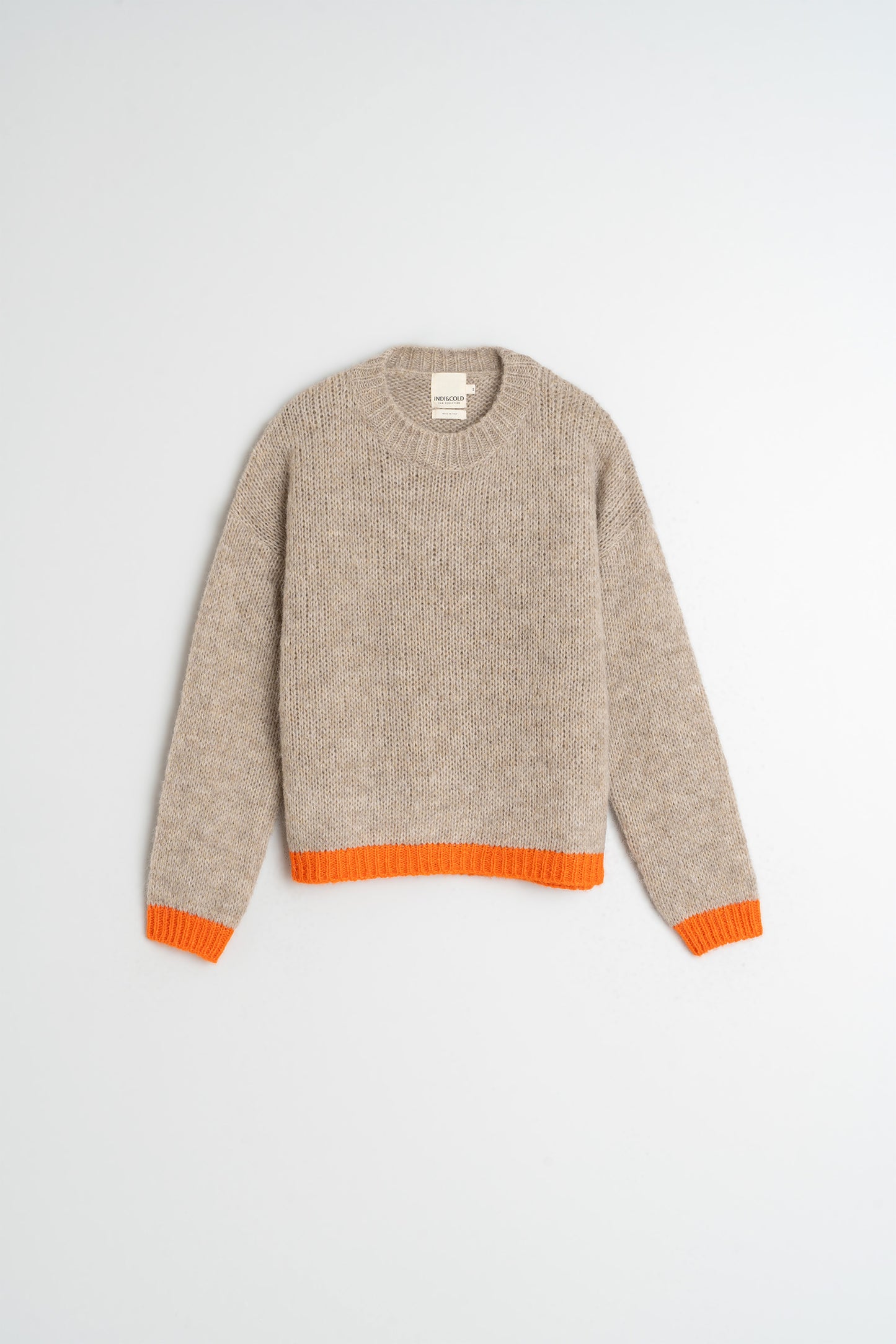 BICOLOR KNITTED SWEATER
