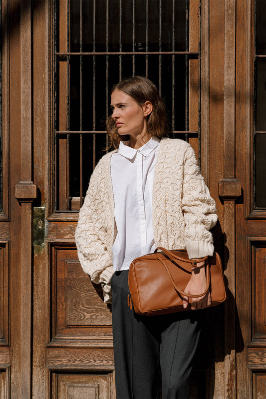 CABLE KNIT CARDIGAN 1