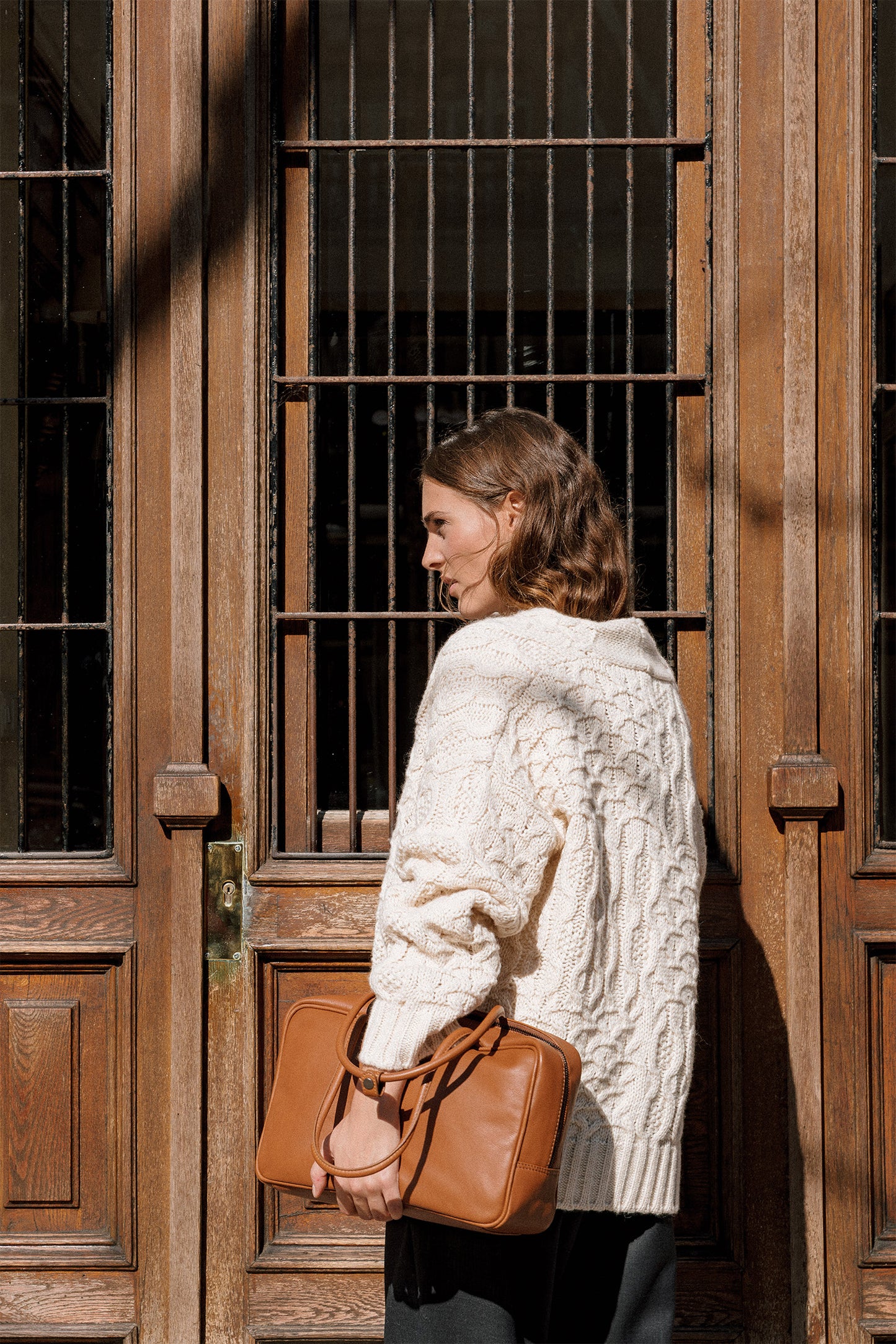 CABLE KNIT CARDIGAN