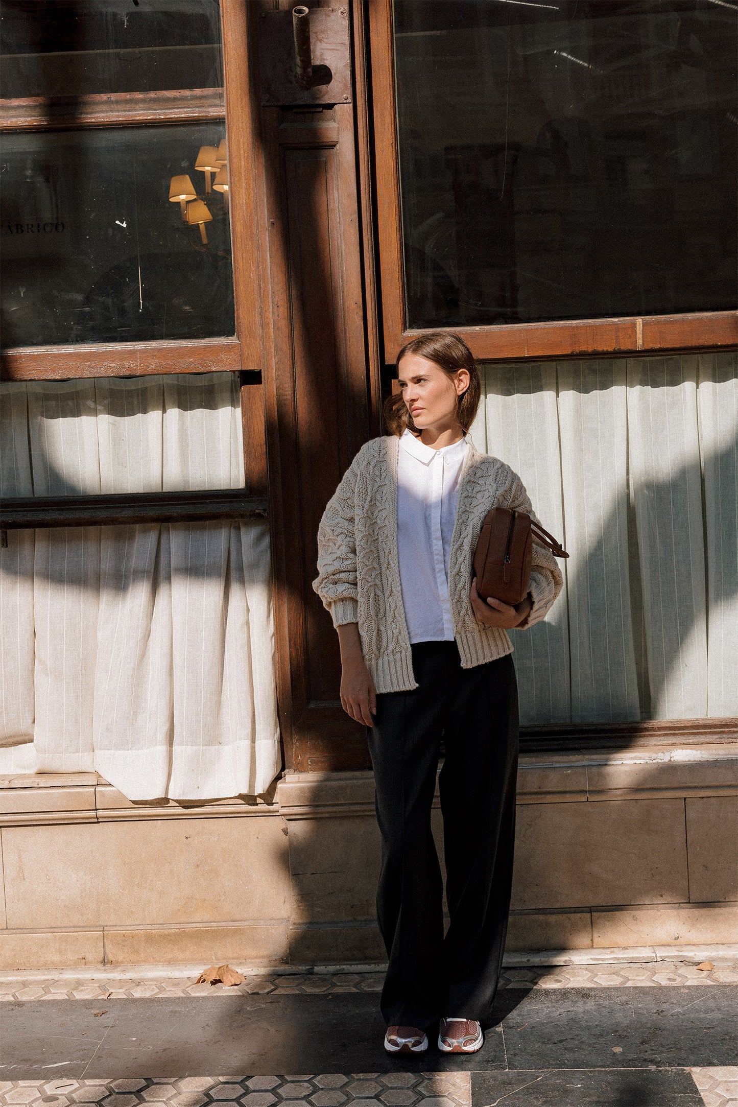 CABLE KNIT CARDIGAN
