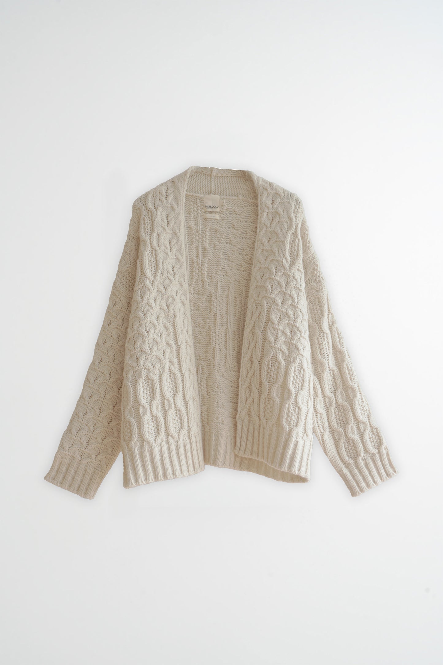 CABLE KNIT CARDIGAN