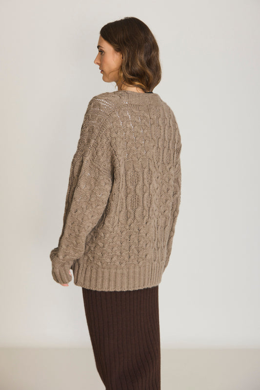 CABLE KNIT CARDIGAN 3