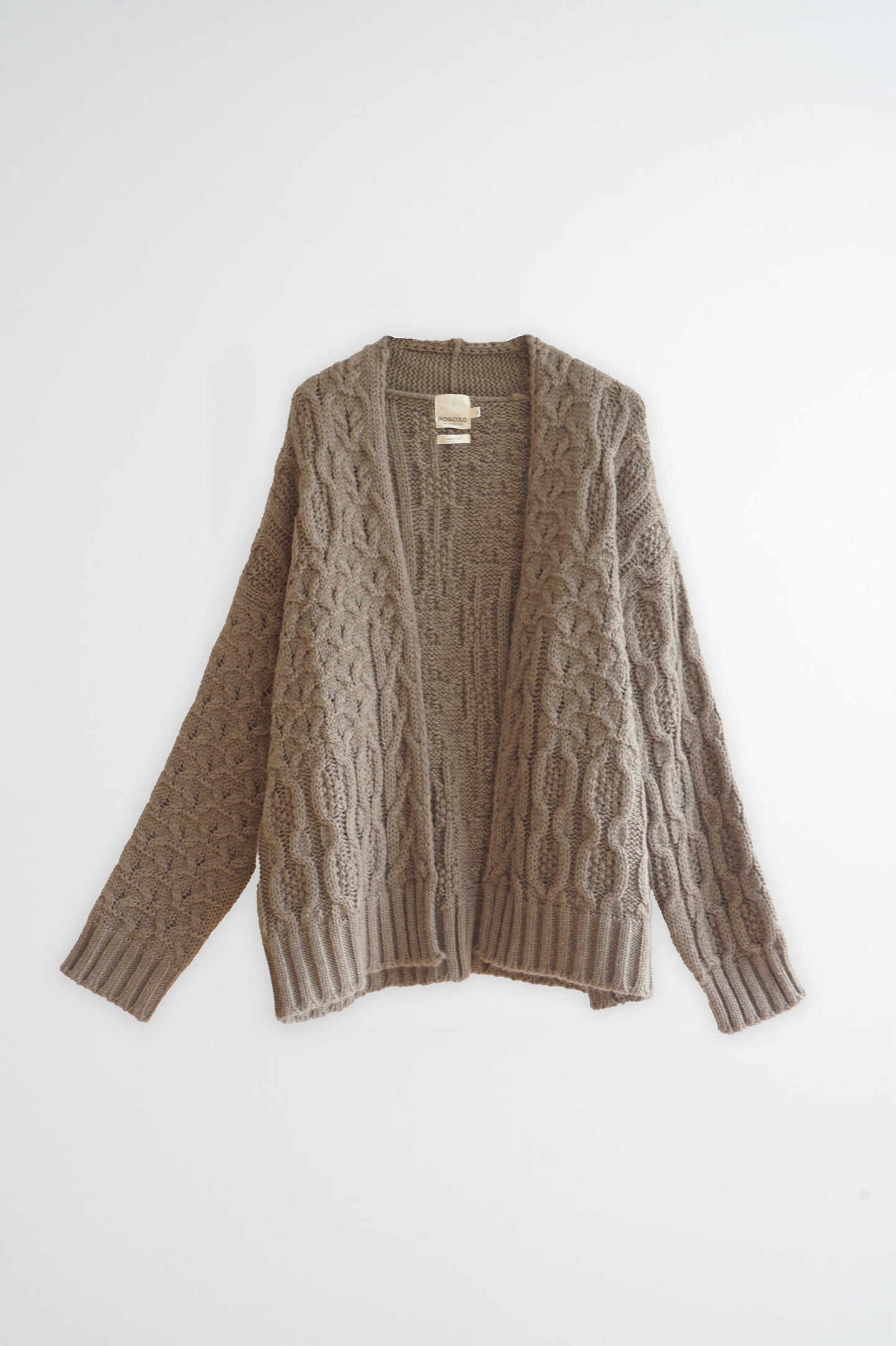 CABLE KNIT CARDIGAN