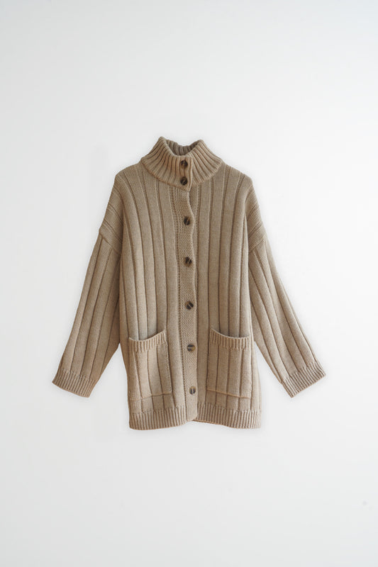 RIBBED KNIT CARDIGAN 6
