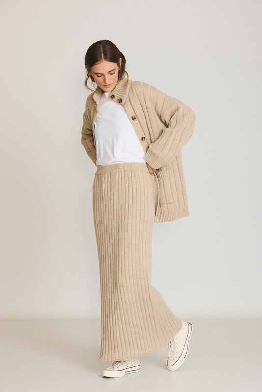 RIBBED KNIT SKIRT 3