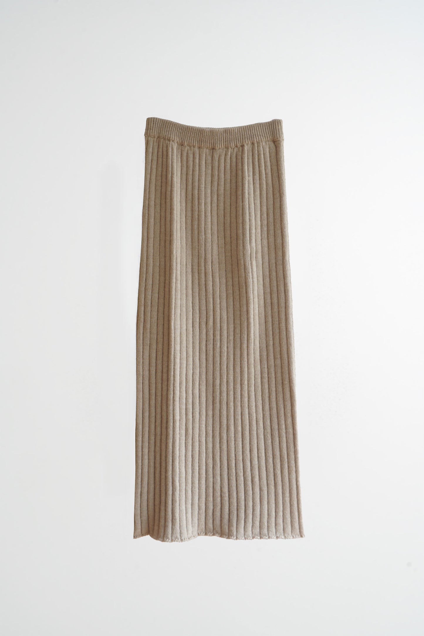 RIBBED KNIT SKIRT