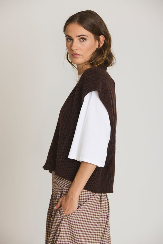 ZIP-UP KNIT VEST 5