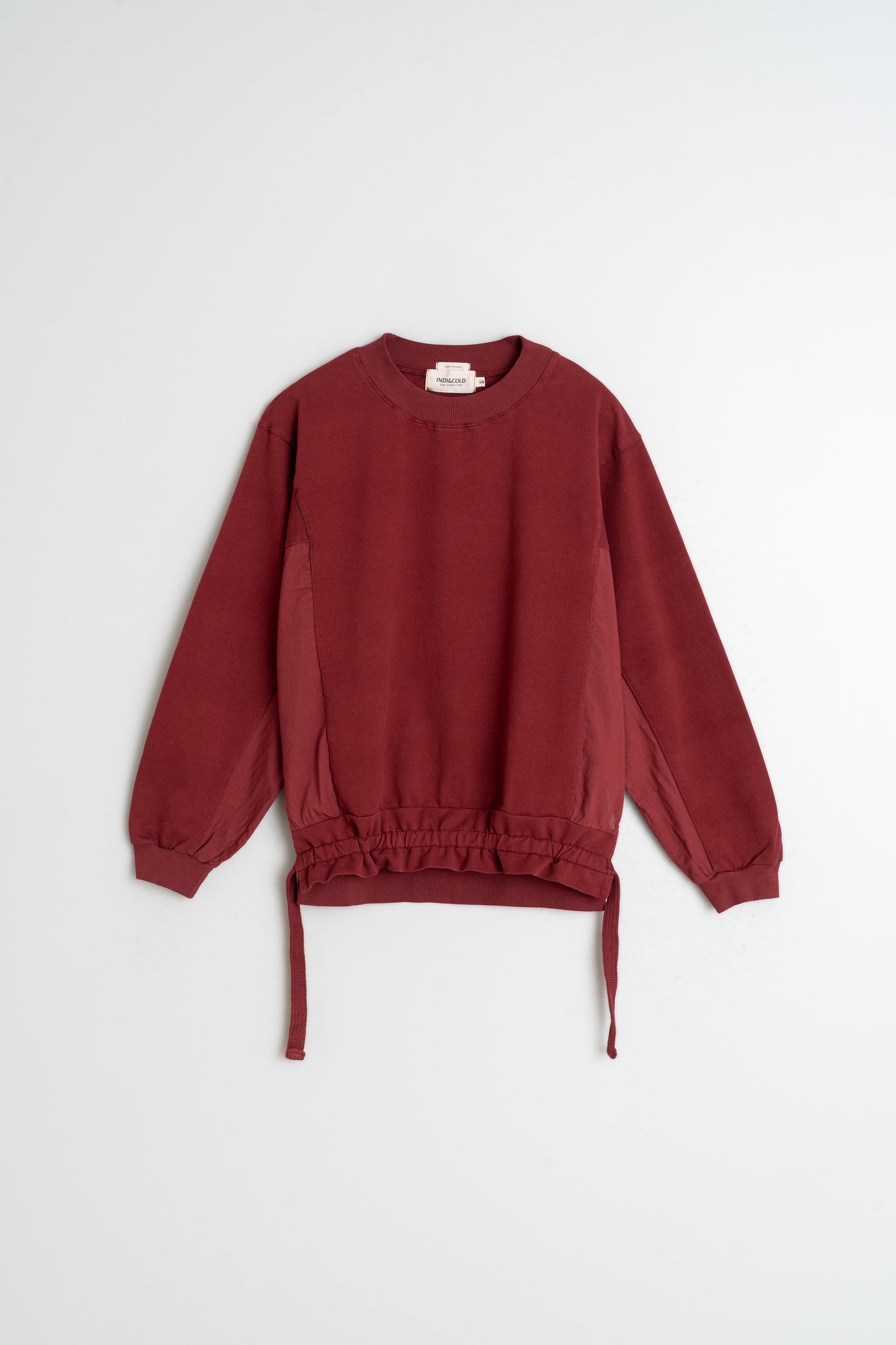 COTTON TERRY LOOPED SWEATSHIRT