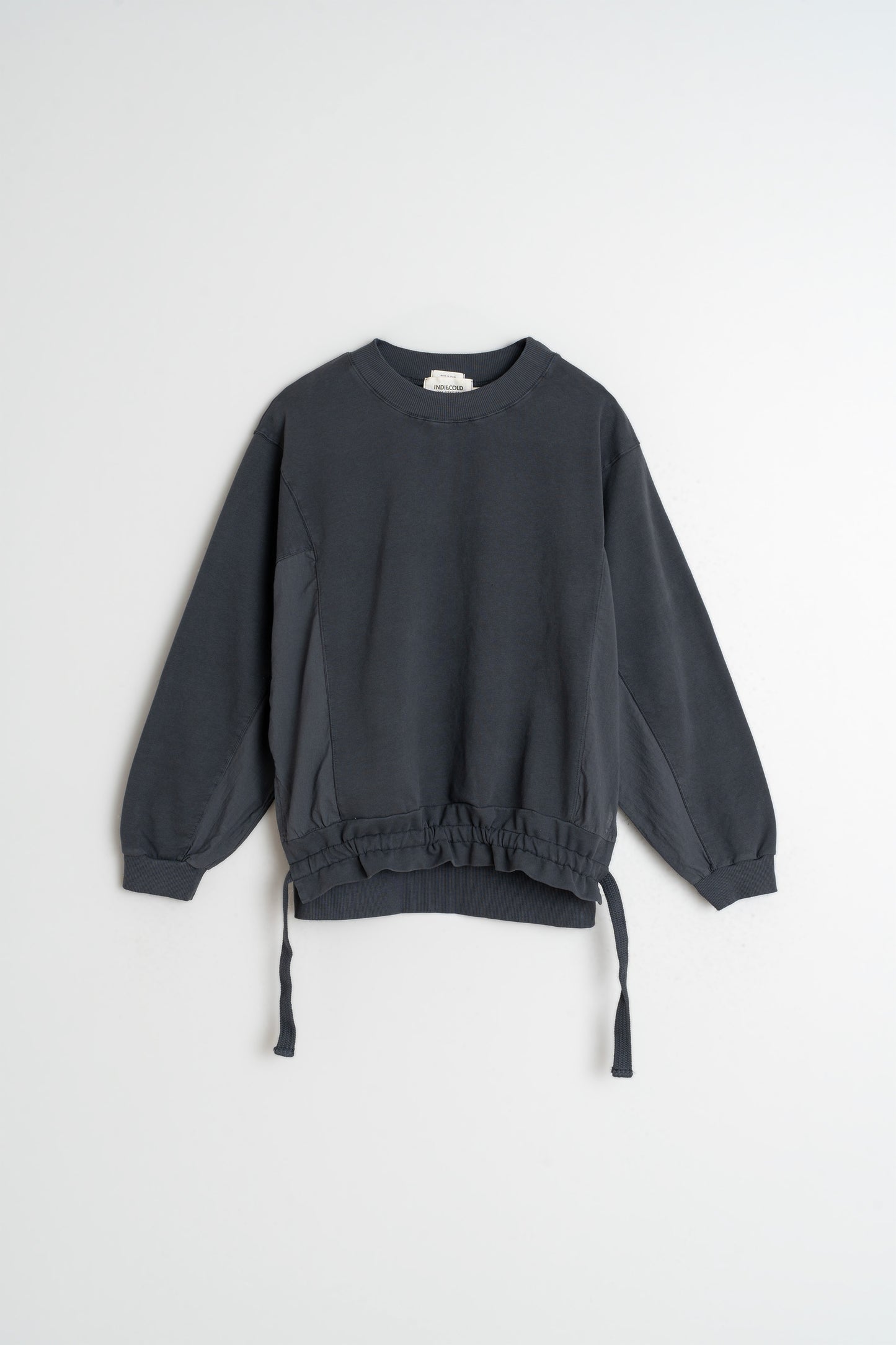COTTON TERRY LOOPED SWEATSHIRT