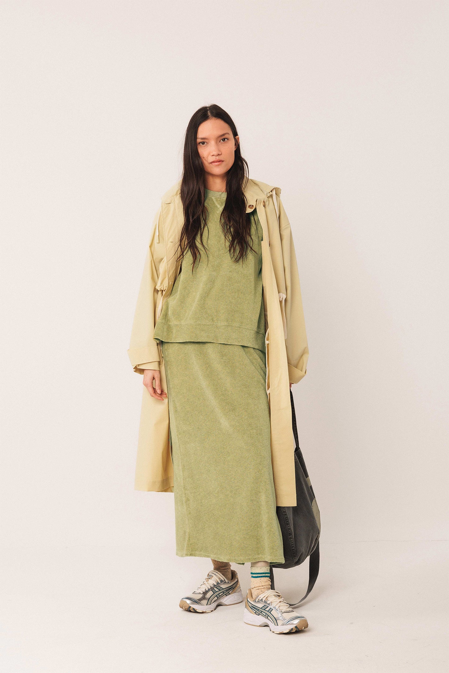 LONG TERRY SKIRT