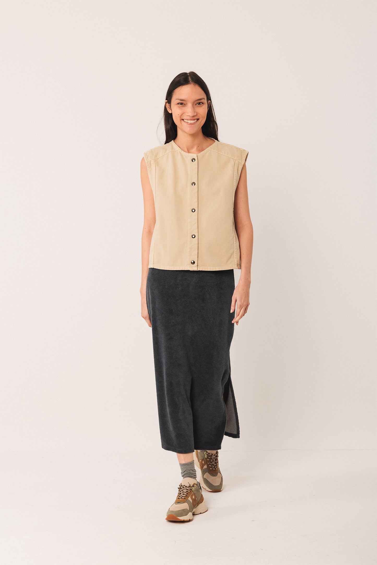 LONG TERRY SKIRT