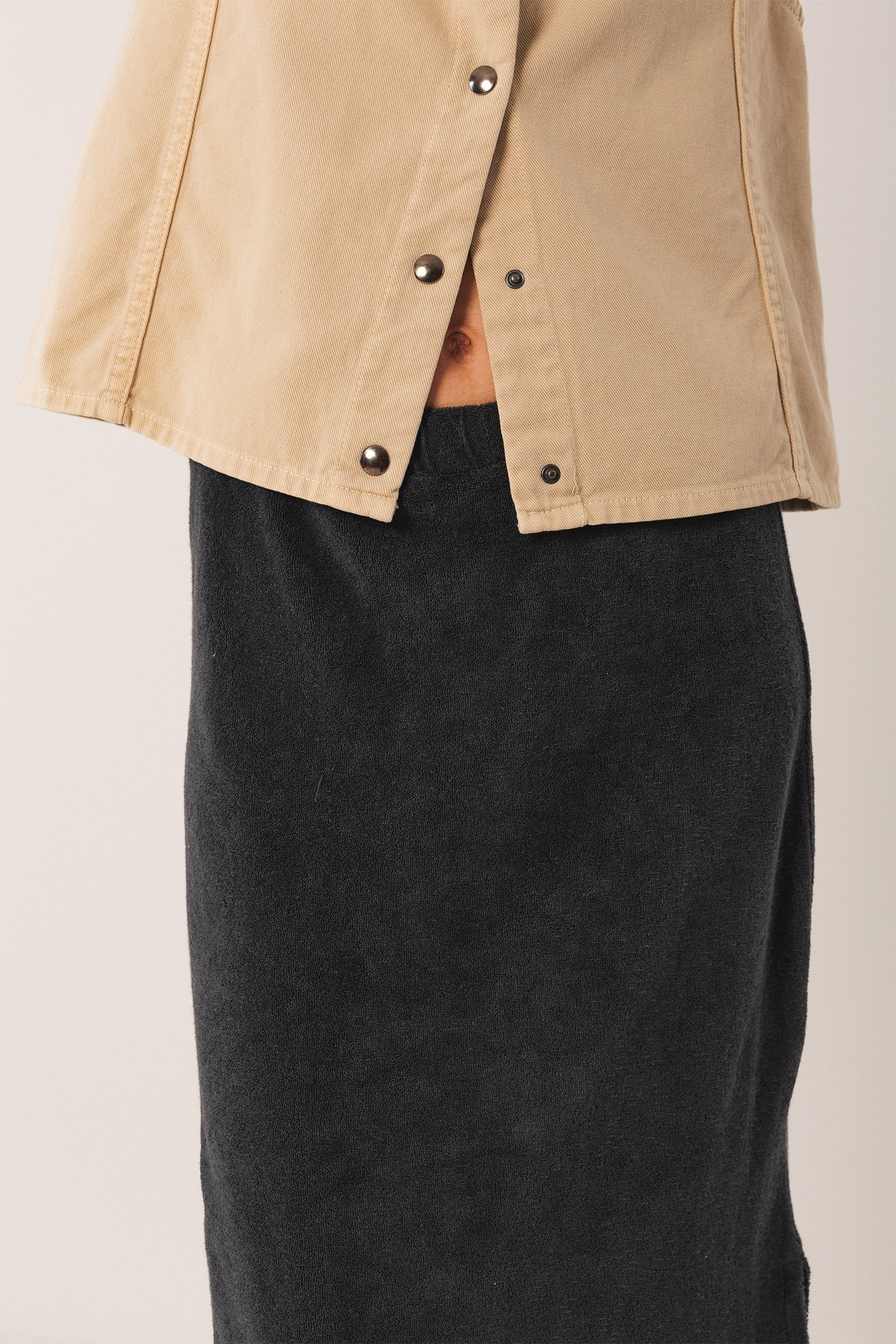 LONG TERRY SKIRT