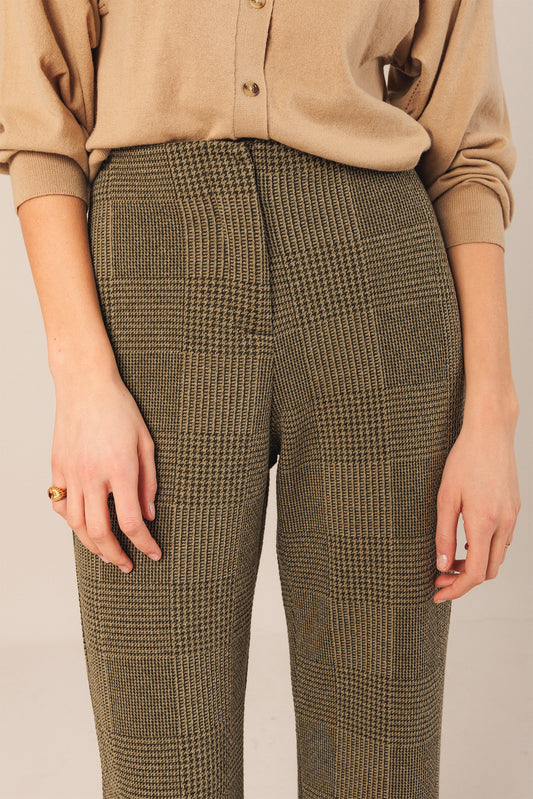 DOUBLE JACQUARD KNITTED PANTS 2