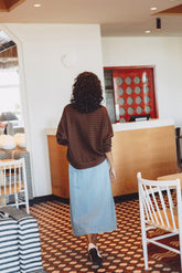 STRIPED COTTON SWEATSHIRT