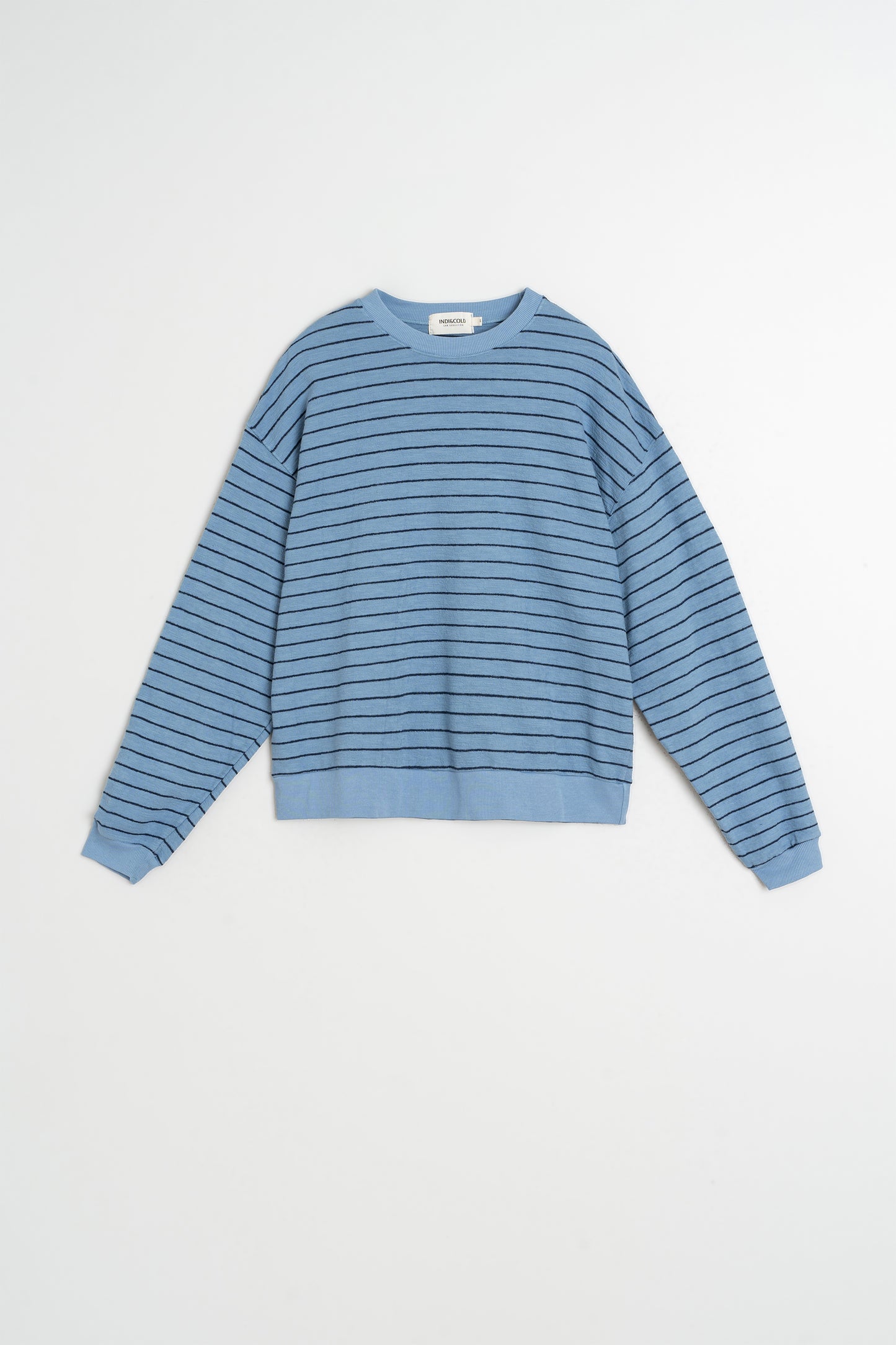 STRIPED COTTON SWEATSHIRT