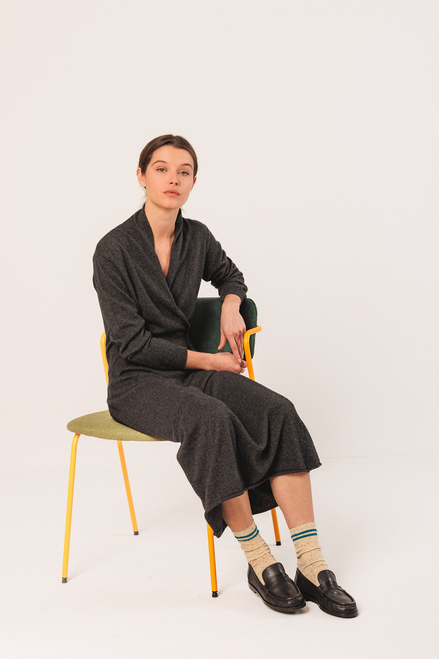 LONG CASHMERE DRESS