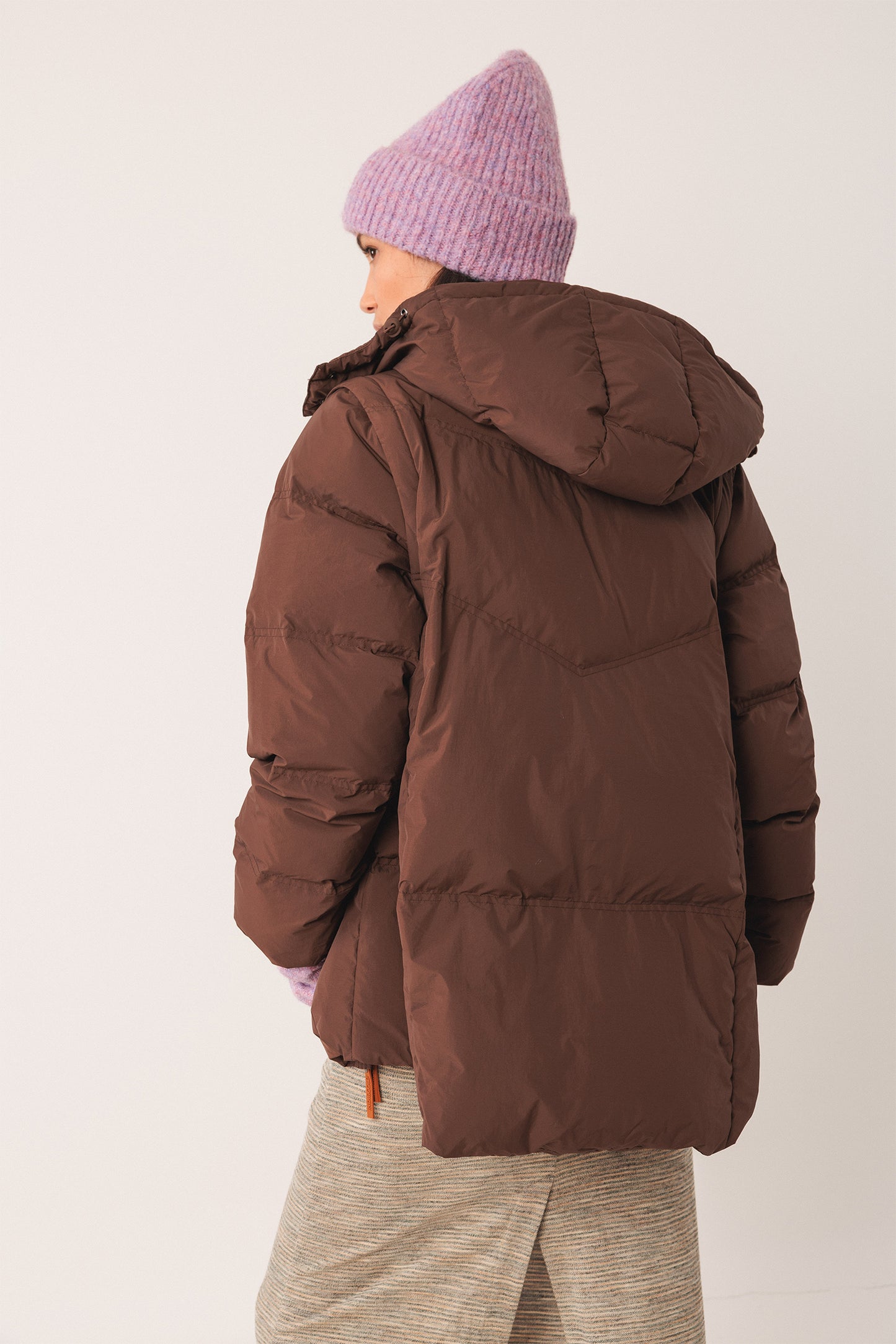 PLAIN QUILTED COAT