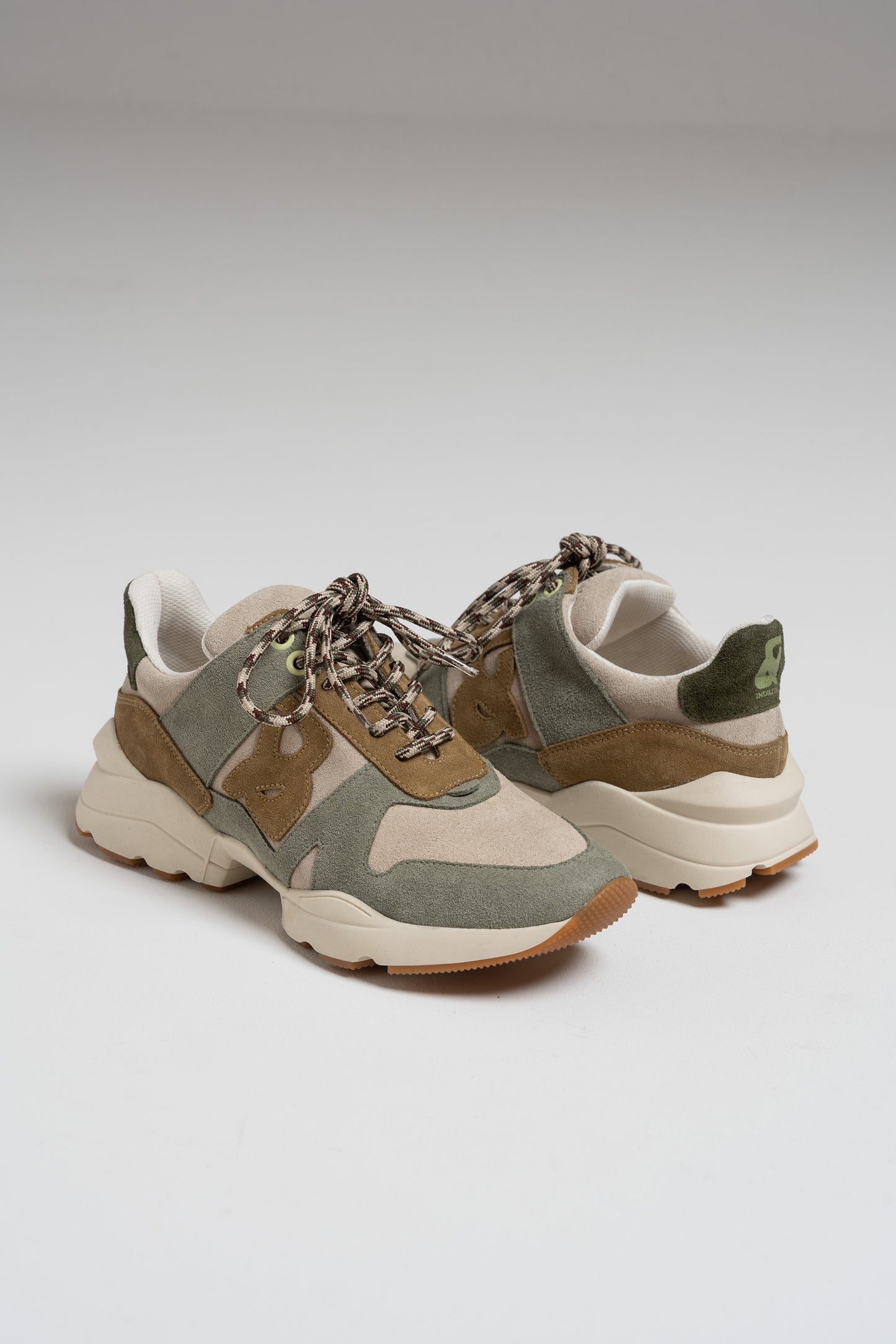 LEATHER & WOOL SNEAKERS