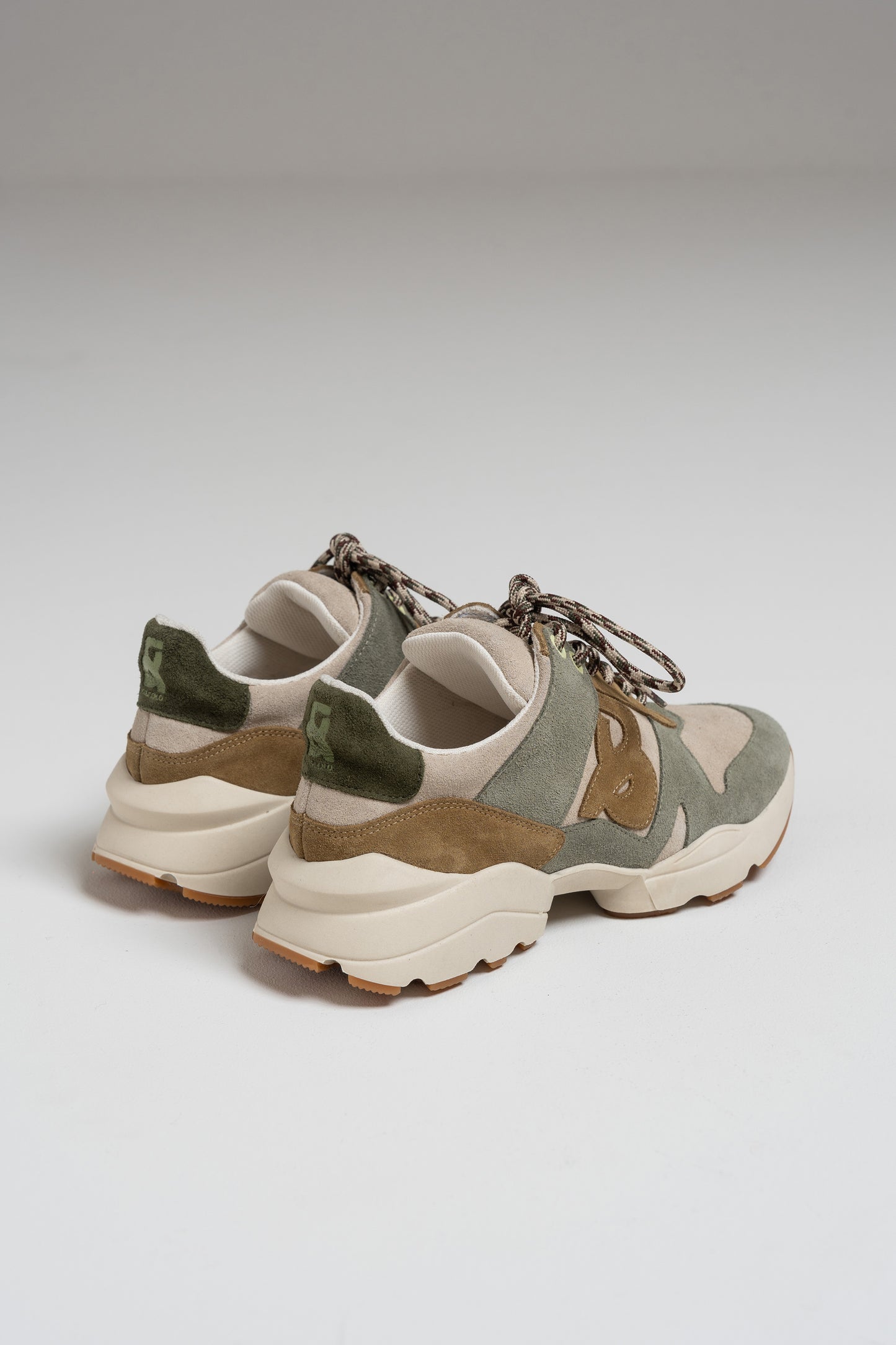 LEATHER & WOOL SNEAKERS