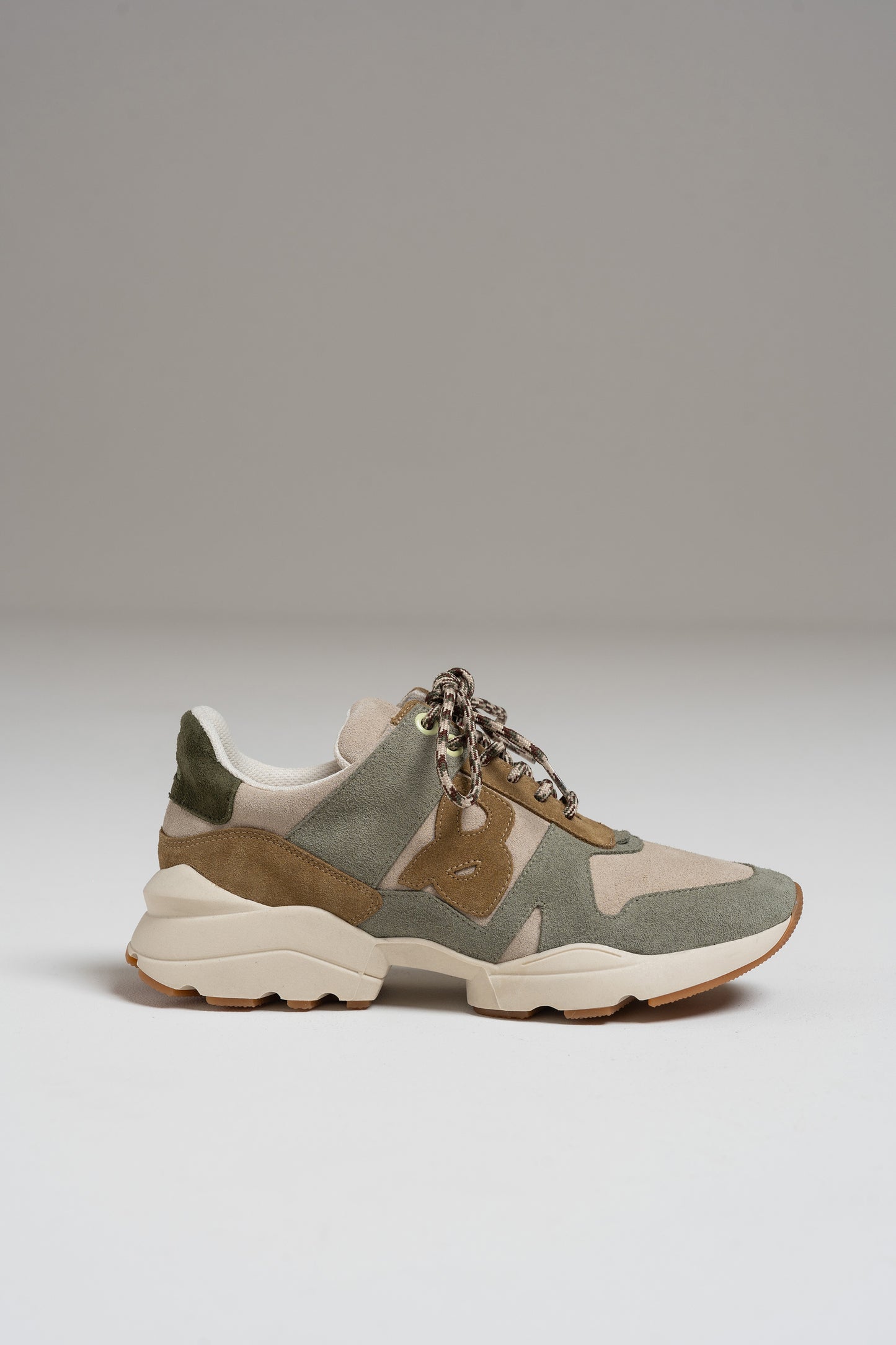 LEATHER & WOOL SNEAKERS